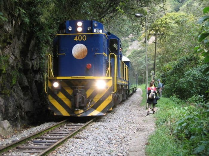 An der Bahnstrecke Richtung Aguas Calientes